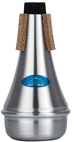 Eastrock Trumpet Mute,Lightweight Aluminum Mini Trumpet Practice Mute for Jazz,Classic,Beginners and Students