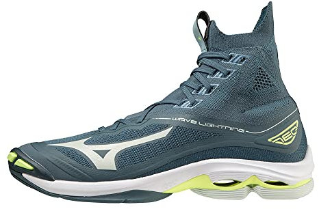 Mizuno Unisex Wave Lightning Neo Sneaker, Blau (Orion Blue Misty Blue Neolime), 36.5 EU