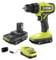 RYOBI ONE+ 18V Cordless 1/2 in. Drill/Driver Kit with (2) 1.5 Ah Batteries and Charger, Green