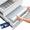 Kitchen Drawer Liners by Linda’s Essentials (44.5 x 200 cm) - Non-Slip Cupboard & Fridge Mats, Protects from Spills, Multi-Use Shelf & Cabinet Liner, Great Kitchen Accessory (Clear)