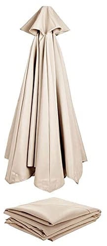 Rechange Telo per Ombrellone (2.7m/3.0m) Baldacchino Di Ricambio Ombrellone per 6 Braccia/8 Braccia, Copertura per Ombrellone In Tessuto Di Ricambio per Ombrellone Da Giardino Piscina Cortile Ombra (