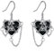 Keltischer Schmuck Damen Silber 925 Gothic Ohrhänger Hexen Herz Ohrringe Keltischer Geschenke
