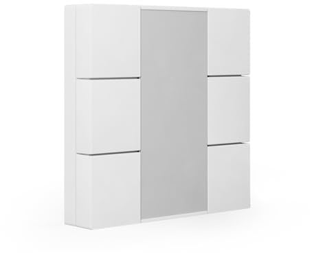 MDT Taster 55 6-fach, Reinweiß matt, Edelstahl, KNX, Schalter