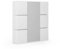 MDT Taster 55 6-fach, Reinweiß matt, Edelstahl, KNX, Schalter