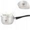 KARL HAUSMANN Edelstahl Stielkasserolle - 16 cm/1.5L - Kasserolle Induktion für alle Herdarten - Stieltopf mit Ausgießer - Milchtopf - Klein Topf - Butterpfännchen - Soßentopf - Kochtopf - Sauce Pan