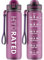 QLUR Trinkflasche, 1L BPA-Frei Tritan Wasserflasche mit Strohhalm, Trinkflasche Sport Auslaufsicher mit Zeitmarkierung und Bürste, Sportflasche für Fitness, Schule, Yoga, Rosenrot (1 Flasche)