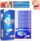 28 Strips Teeth Whitening Strips,Bleaching Stripes,White Stripes Zähne,Bleaching Zähne White Stripes Zähne,White Stripes Zähne Sicher für Zahnschmelz mit Minzgeschmack