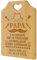 Niviy Cadeau Anniversaire Papa Planche à Découper Bambou Gravée Idée Cadeau Originale Fête des Pères Anniversaire ou Noël Planche Personnalisée Papa Chef Accessoire Cuisine Décoratif et Pratique