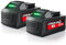 Lot de 2 batteries de rechange 18 V 8,0 Ah pour Milwaukee 18 V M18 M18B 48-11-1840 48-11-1828 48-11-1820 48-11-1820 48-11-1815 48-11-1850