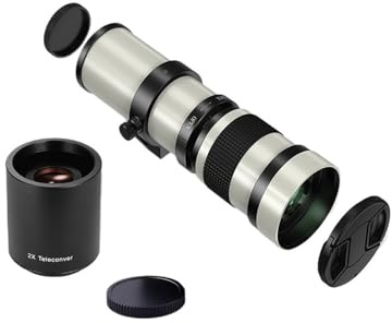 Kompatibel mit Canon EF 420-800mm F8.3 Teleobjektiv (manuell) mit 2X-Konverter(A9,E Mount)