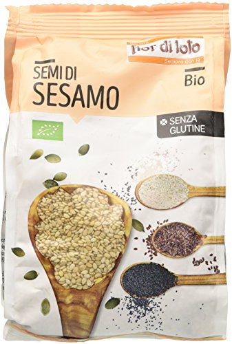 Fior di Loto Semi di Sesamo Bio - Ricco di Proteine ​​e Semi oleosi senza Glutine - 250 g