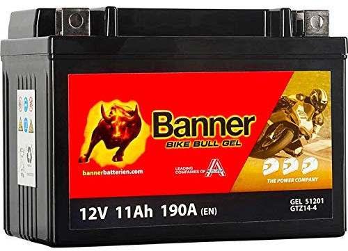 Banner 512 01 Gel Akku Moto Bike Bull