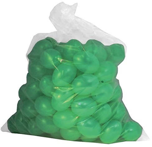 Prell Ostereier Plastik/Kunststoff, Eier, Deko, Osterdekoration, zum Aufhängen, Bemalen und Dekorieren ca. 60mm 100 Stück grün
