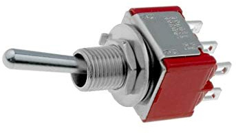 7201SYZQE Schalter: Hebelschalter Pos: 2 DPDT ON-ON 2A/250VAC 5A/28VDC C&K