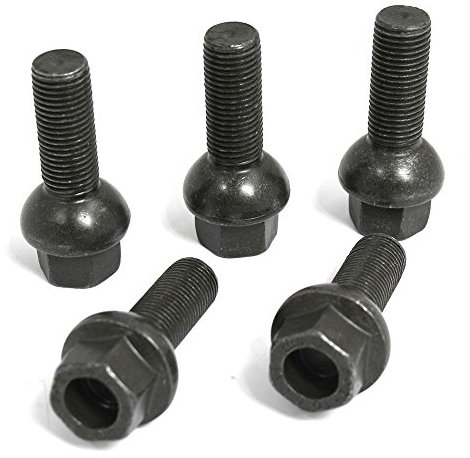 Original VW Radschrauben Satz M14x1.5x34 Stahlfelge Sharan T4 Alhambra Befestigung 5x Schraube Bolzen 701601139B