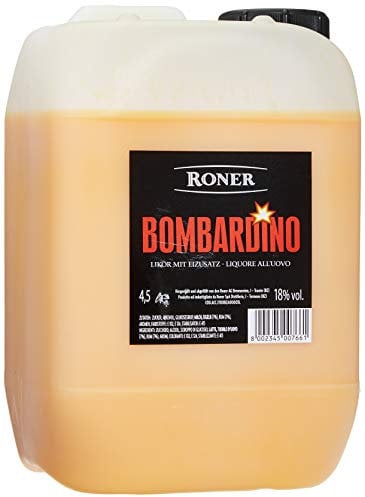 Roner Bombardino Eierlikör mit Rum (1 x 4.5l)