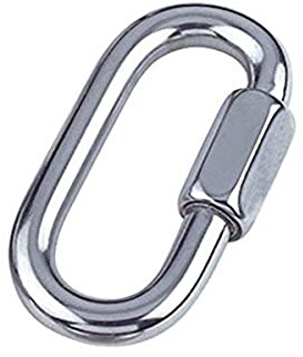 Merriway BH04989 Manilles de réparation de chaîne à maillons rapides M10 (3/8) - Acier inoxydable A2 316 de qualité marine