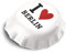 koziol 3775525 Plopp I Love Berlin Flaschenöffner mit Druck, Thermoplastischer Kunststoff, weiß, 8.5 x 7.7 x 2.4 cm