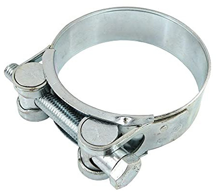 Fittingstore 1.4301 (W4) Collier de serrage en acier inoxydable pour tuyau de serrage 23-25 mm