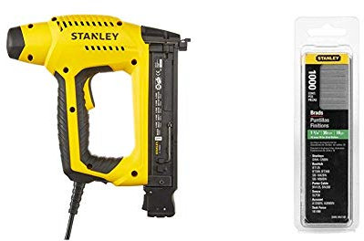 STANLEY 6-TRE650 - Clavadora electrica TRE650 para clavos tipo 8 & 1-SWKBN1187T - Clavo/brad 8/300 / e/tipo j - 30mm - 1000 u.
