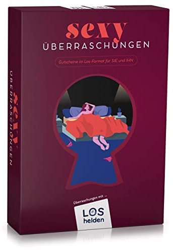 Spielehelden Sexy Überraschungen – erotische Gutscheine im Losformat | Sexspiel | Losbox für Paare | Sex Spiele für 2 | Liebesspiel | Erwachsene | Erotikspiele