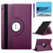 Funda para Huawei MediaPad T3 10 2017 Casos 9.6 Inch AGS-W09 AGS-L09 AGS-L03,360 Rotación Soporte Protección Cubrir Case,Tener bolígrafo,Película Protectora (Purple)