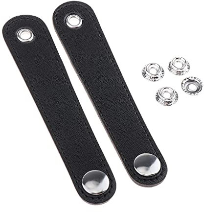 Balghalter Riemen Akkordeon Balg Ersatzteile Riemen, Schwarzes - Mittenabstand 10,4 cm