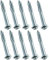 AERZETIX - C49943 - Lot de 10 - Cheville d'expansion Ø8x60mm - pour plaques de plâtre corps creux - avec vis M4x66mm - fixation en cloison sèche