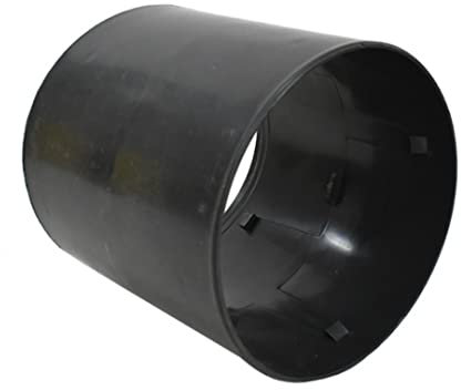 Verbindungsmuffe Drainagerohr DN50-DN100 Verbinder Drainageleitung Vlies Filter Muffe Verlängerungsmuffe (DN80)
