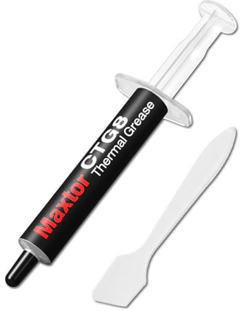 Maxtor CTG8 Wärmeleitpaste Kühlkörper für IC/Prozessor/CPU/GPU/alle Kühler, 12,8 W/m.k Kohlenstoffbasis, hohe Leistung, thermisches Schnittstellenmaterial, 20 g