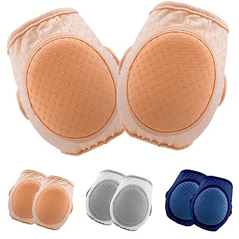 Rodilleras para bebé para gatear, rodillera bebe gateo, rodilleras gateo para bebés 3 pares