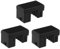 3stk ATX 8-polig Stecker auf Buchse 180 Grad Winkel Adapter GPU Aufwärtswinkel Stecker Power Adapter Board für Desktop-Grafikkarte Schwarz