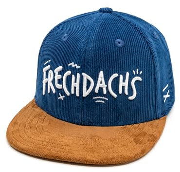Hand und Feuer Snapback Cap Kinder Frechdachs Petrol Cord L