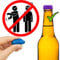 Anti-Spiking Bottle Top Stopper. Beer/Wine Silicone Drink Cover. Female Bar/Club Safety Spike Protector. Reusable Cap to Store & Save Beverages. (2)