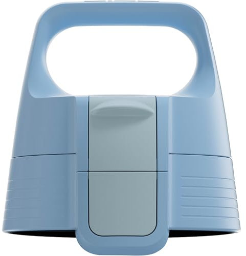SIGG WMB ONE Top 2 Water Blue Verschluss (One Size), Ersatzteil Trinkflasche, einhändig bedienbarer & auslaufsicherer Verschlussrer Verschluss