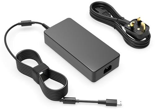 330W 280W AC Charger Fit for MSI GE66 GE76 GE67 GE68 GE77 GE78 GP68 GT77 GP78 WE76 Raider Vector Titan Creator & CreatorPro X17 Z16 HX Studio Laptop Power Supply Adapter Cord