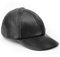 Royal Phoenix® Ledercap aus echtem Nappaleder in Schwarz - Zeitloses Design - Stilvolle Baseball Cap mit erstklassiger Verarbeitung - Perfekt für jeden Anlass
