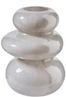 Sehr schöne Glasvase in Steinoptik grau, Vase, Glas, Stein, Stone