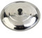 Entgoinggo Coperchio per padella in acciaio inox, coperchio con manico resistente, padella e pentole in acciaio inox, coperchio di ricambio per padella e coperchi in ghisa (36 cm)