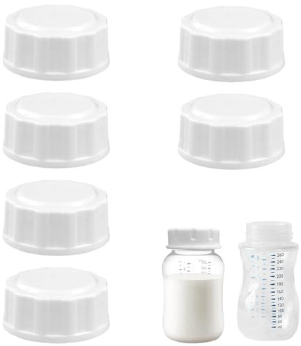 Pack of 6 travel bottle caps, baby bottle cap, bottle cap, replacement baby bottles for Philips Avent bottle glass, Philips Avent bottle, Avent glass bottles, avent bottles, avent wide neck bottles