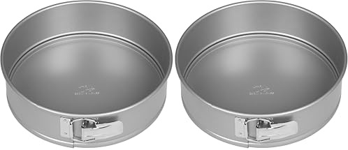 Tala 23cm Springform Cake Tin - Non-Stick Baking Pan with Fast-Release Springform - Even Heat Distribution for Cake Sponges & Tarts - Carbon Steel, Dishwasher & Freezer Safe - 9 Inch Round Cake Tin