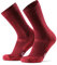 DANISH ENDURANCE Merino Wandersocken, Thermo Outdoor Socken & Trekkingsocken, Unisex, für Herren & Damen, Rot, 35-38