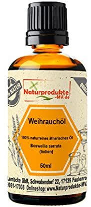 Weihrauchröl (50 ml) 100% naturreines ätherisches Weihrauch Öl