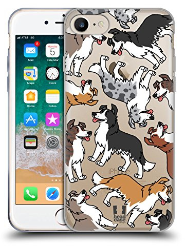 Head Case Designs Border Collie Hunde Rassen Modelle 6 Gelhülle [Militärischer Schutzgrad] Kompatibel Mit Apple iPhone 7/8 / SE 2020 & 2022 Und Kompatibel Mit MagSafe