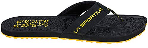 LA SPORTIVA M Jandal Gelb-Schwarz - Praktische komfortable Herren Zehenstegsandale, Größe EU 42 - Farbe Black - Yellow