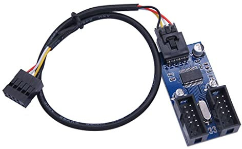 chenyang CY USB 2.0 Cavo adattatore per scheda madre a 9 pin Adattatore per cavo hub USB