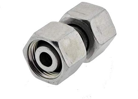 Gerader Schneidring Verbinder mit Dichtkegel und O-Ring 15 L-15 L, Stahl verzinkte Verbindung leichte Baureihe