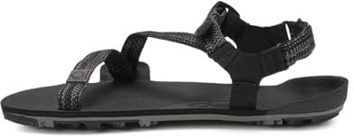 Xero Shoes Z-Trail – leichte Wander- und Laufsandale für Damen – barfußinspirierte minimalistische Trail-Sport-Sandalen – Multi-Schwarz, Größe 42.5 EU