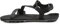 Xero Shoes Z-Trail – leichte Wander- und Laufsandale für Damen – barfußinspirierte minimalistische Trail-Sport-Sandalen – Multi-Schwarz, Größe 42.5 EU