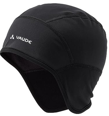 VAUDE Unisex Bike Windproof Cap Iii Helm-Unterziehmütze, Black Uni, S EU